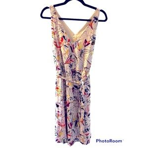 A New Day Floral Summer, Knee Length , Sleeveless Dress.   Size small